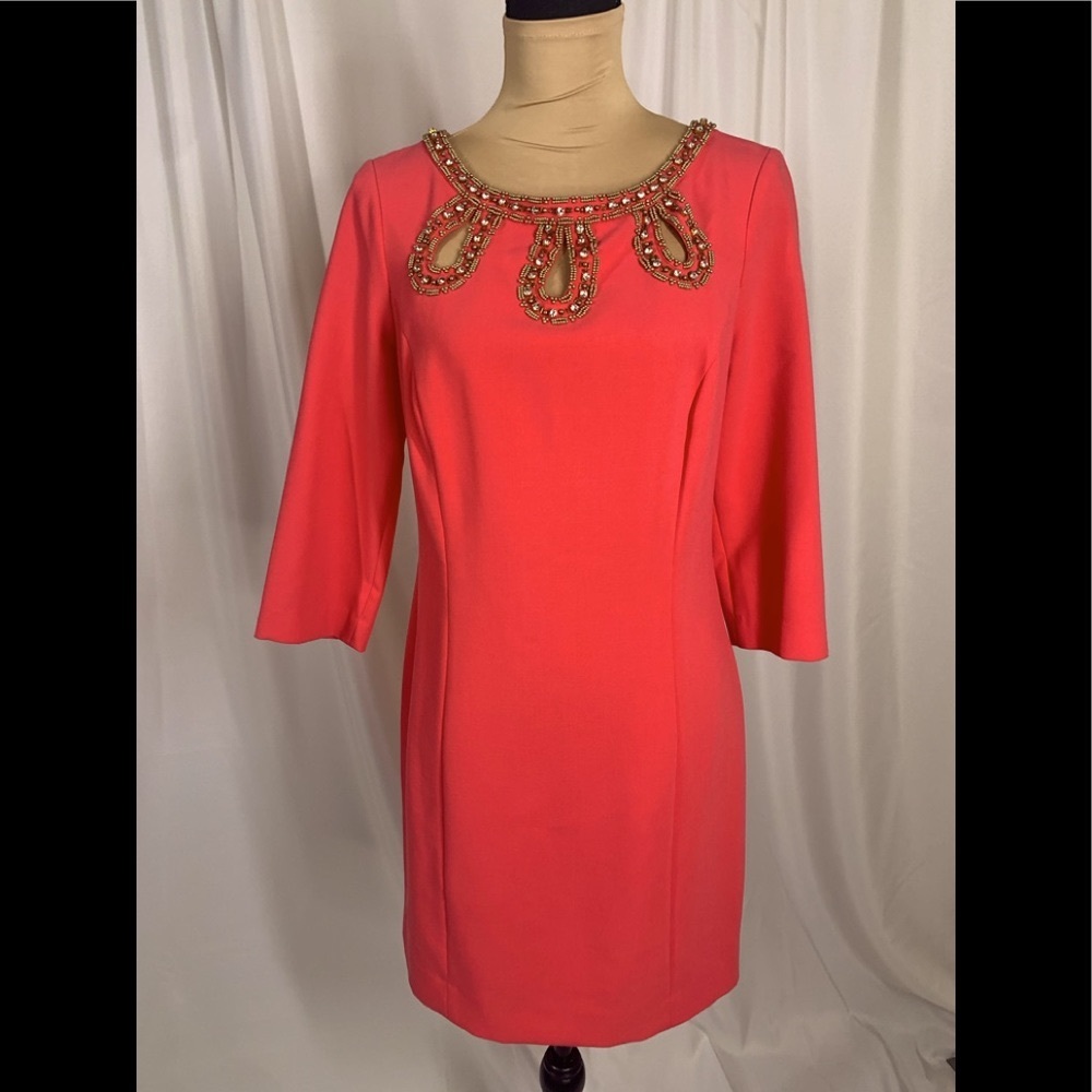Lilly Pulitzer Rhinestone Coral Dress